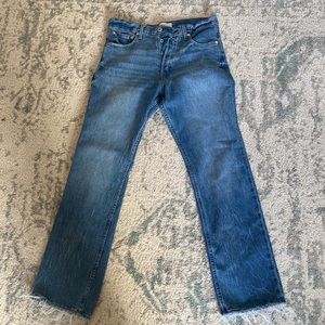 Gap straight jeans high rise